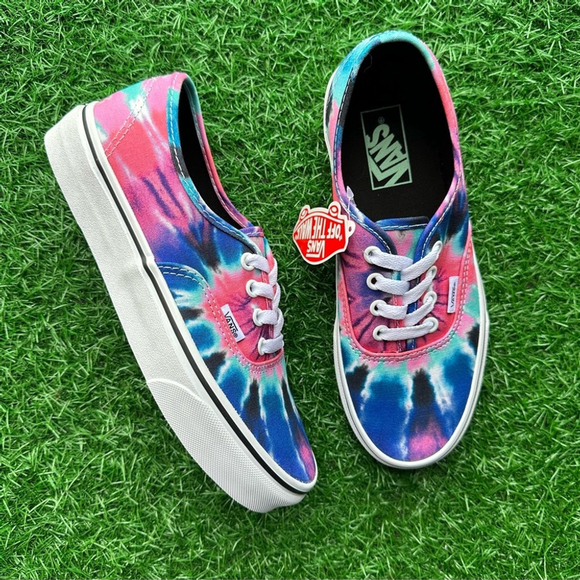 Vans Authentic Tie Dye Multi Color True White - Picture 5 of 7